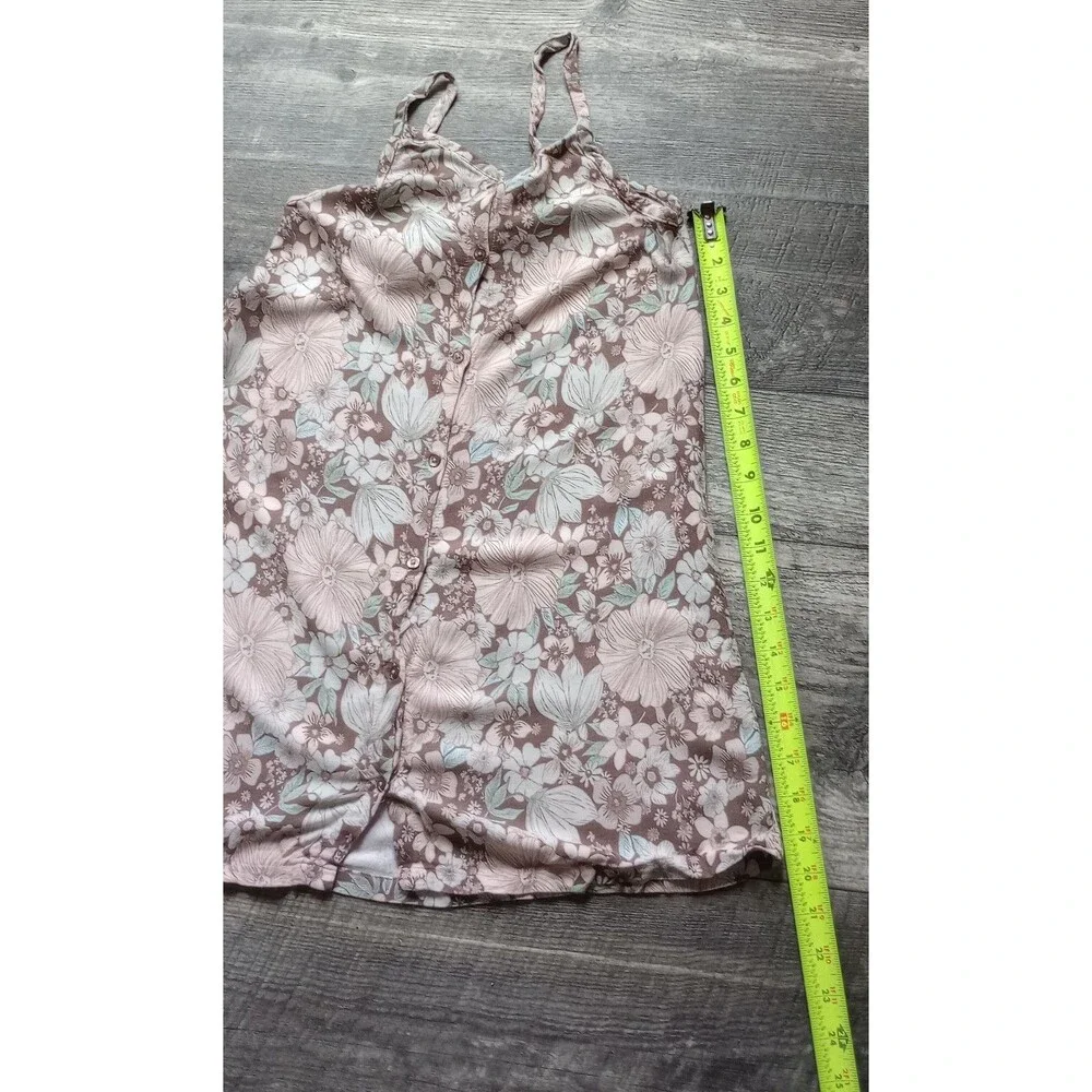 Jessica Simpson Girls XL (12) Brown /Floral Sleeveless Sundress